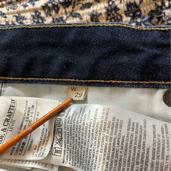 Levi’s Made & Crafted Tack Slim Blue Jeans Classic Comfort Traditional Unisex - Picture 5 of 11